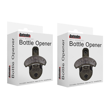 2PK Bartender Wall Mounted Bottle Opener