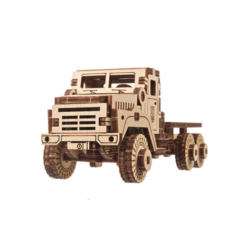 Ugears Military Truck Mechanical DIY Wooden 3D Puzzle 91pc