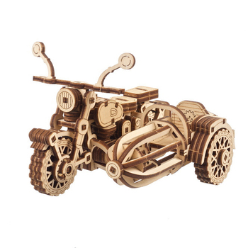 Ugears 130pcs Hagrid's Flying Motor Bike Wooden Mechanical 3D Model Kit 14y+