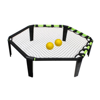Regent Outdoors Bounce Action Playing Game Hex Design w/ 2 Balls 90x90x20cm