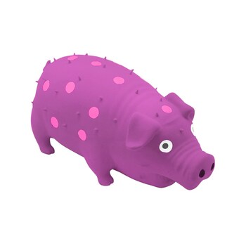 Paws & Claws 21cm Oinky Pig Latex Pet Toy Assorted 