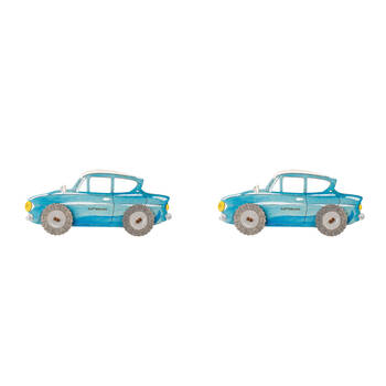 2PK Ugears Wooden Coloring Model 3D Puzzle 15.6x7cm - Ford Anglia 6y+
