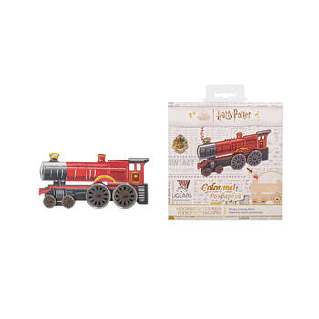 Ugears Wooden Coloring Model 3D Puzzle 16.7xx12cm - Hogwarts Express 6y+