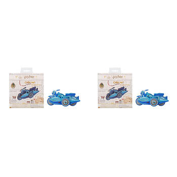 2PK Ugears Wooden Coloring Model 3D Puzzle 13.5x7cm - Hagrid’s Flying Motorbike 6y+