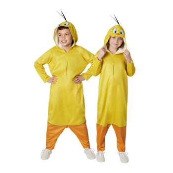 Marvel Tweety Bird Kids Unisex Jumpsuit Dress Up Costume - Size M-L