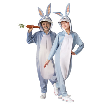 Marvel Bugs Bunny Kids Unisex Jumpsuit Dress Up Costume - Size M-L