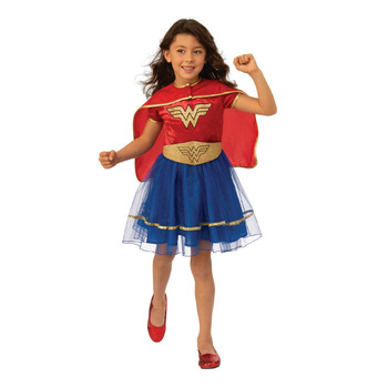 DC Comics Girls Wonder Woman Deluxe Tutu Costume - Size M