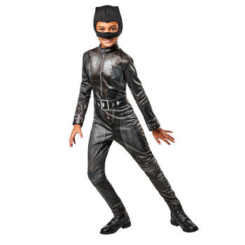 Dc Comics Selina Kyle (Catwoman) Deluxe Girls Dress Up Costume - Size M