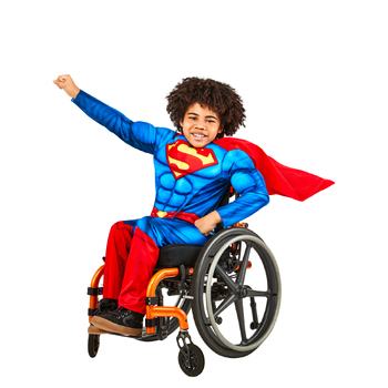 Dc Comics Superman Adaptive Boys Dress Up Costume - Size M