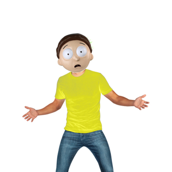 Rick & Morty Adult Costume Party Dress-Up - Size M