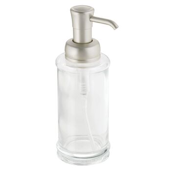 iDesign Hamilton Liquid Soap Pump Satin 10x25.7x8.3cm