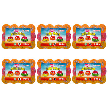 72pc Sweeties Fruity Flavour Jelly Drink Treats 900g