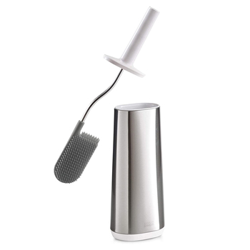 Joseph Joseph Flex Smart Toilet Brush & Stand - Steel