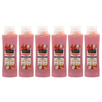 6PK Alberto Balsam Shampoo 350ml Strawberries & Cream Moisturising/Hydrating