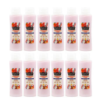 12PK Alberto Balsam Hair Conditioner 350ml Strawberry & Cream Moisturising