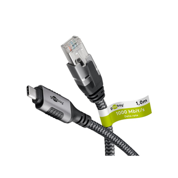 GooBay USB-C 3.1 to RJ45 Ethernet Cable 15m - Black