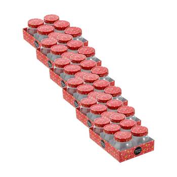 6x 6pc Lemon and Lime Roma Sherbert Garden Deco Conserve Jar 300ml Food Safe