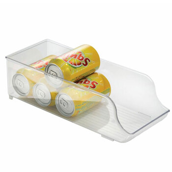 iDesign Fridge Storage Bin 34.9 x 14 x 10.8cm Clear