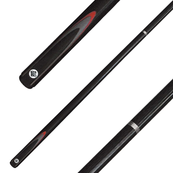 Formula Sports Billiard Fluro 2 Piece Pool Cue Black