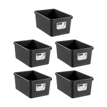 5PK Boxsweden Neo Storage Tub 20L 40x30x21cm Home Organisation Assorted