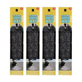 4PK Boxsweden The Amazing Door Mat 75x45cm Removes Dirt & Absorb Water Assorted