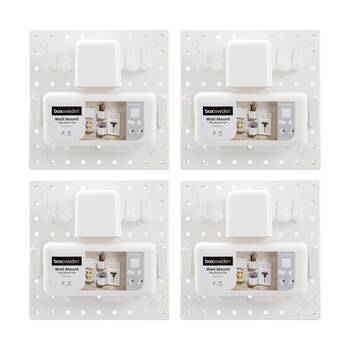 4x 11pc Boxsweden Home Wall Mount Pegboard Set Home/Office Organisation