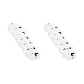 12PK Boxsweden Stow Storage Container 3L 23x17x10.5cm Home Organisation