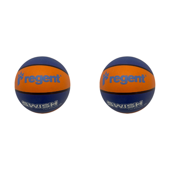 2PK Regent Swish Indoor/Outdoor Basketball Size 5 Orange/Blue