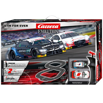 Carrera Dtm For Ever - 6.3 Metre Track Slot Car Childrens Toy Set 8y+