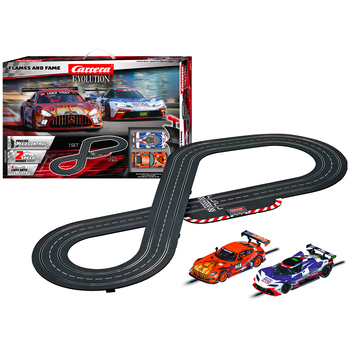 Carrera Flames And Fame Slot Car Childrens Toy Set 8y+