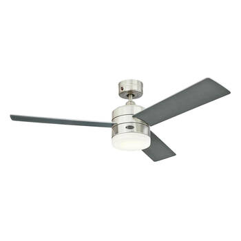 Westinghouse 122cm Alta Vista Ceiling Fan w/ LED Light - Stainless Steel
