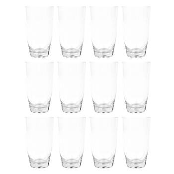 12PK Impact 500ml High Ball Drink Tumbler Cup Polycarbonate - Clear