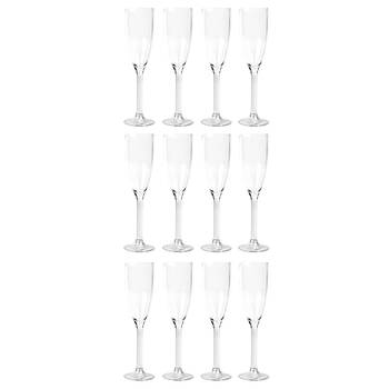 12PK Impact 160ml Champagne Flute Cup Polycarbonate - Clear