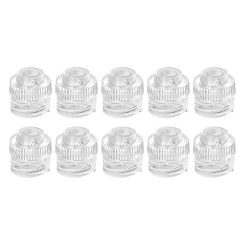 10pc Jura Interchangeable Milk Spout Set For Coffee Machine Frother Clear