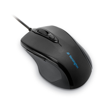 Kensington Pro Fit Wired Mid Size Mouse For PC/Laptop - Black