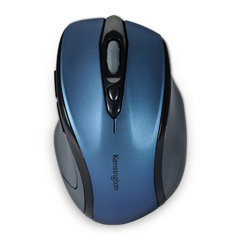 Kensington Pro Fit Wireless 2.4GHz Mid Size Mouse For Laptop/PC - Blue