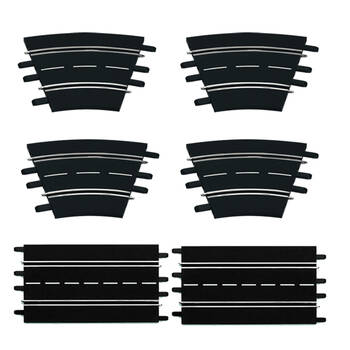 6pc Carrera Track Set No.2 Racing Car Accessories 8y+