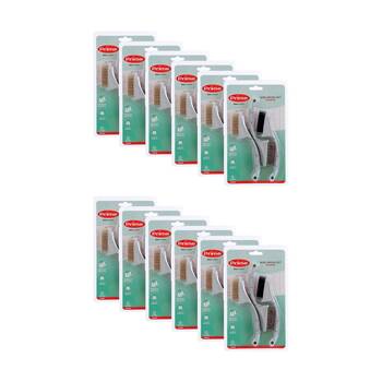 12x 3pc Boxsweden Prime Wire Brush Set Heavy Duty Bristles for Cleaning