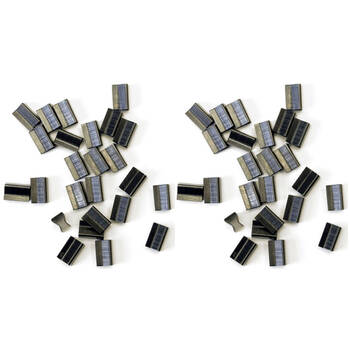 50pc Carrera Metal Track Clips Multilane Setup Slot Car Accessories