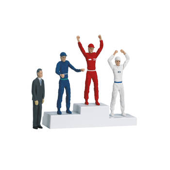 Carrera Winners Podium Set w/ 4 Figures Kids/Child 8y+