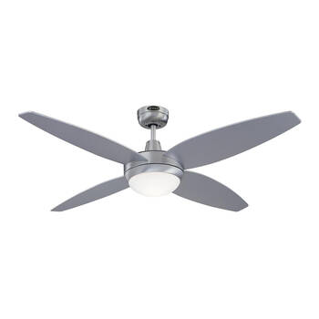Westinghouse 132cm Havanna Ceiling Fan w/LED Light - Brushed Aluminium