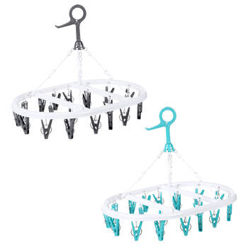 2PK Boxsweden 20 Peg Hanging Dryer - Assorted