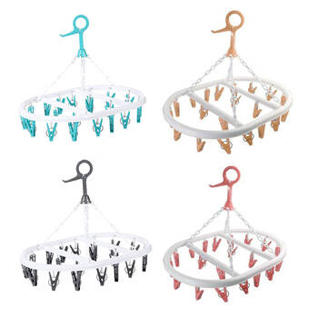 4PK Boxsweden 20 Peg Hanging Dryer - Assorted