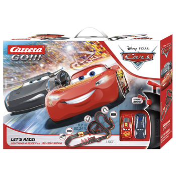 Carrera GO!!! 1:43 Disney Cars Let's Race! 6.2m Track Toy 6y+