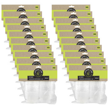 20x 20pc Lemon & Lime 60ml Dressing Containers w/ Lid