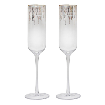 2pc Ladelle Twinkle Champagne Drink/Beverage Glass 280ml Set