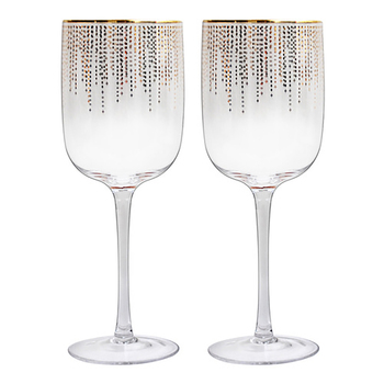 2pc Ladelle Twinkle Wine Drink/Beverage Glass 400ml Set