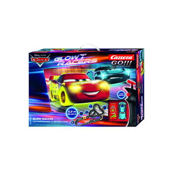 Carrera Disney Cars Glow Racers Slot Car Childrens Toy Set 6y+
