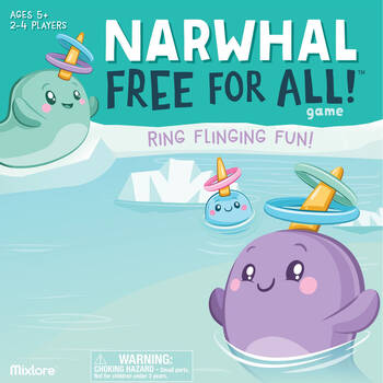 Mixlore Narwhal Free For All Kids Family Party Game 5y+