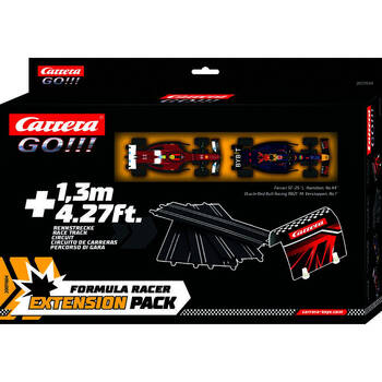 Carrera F1 Racer Extension Pack - with 2 Cars & 4 Straight Track 4.5x39x15.5cm